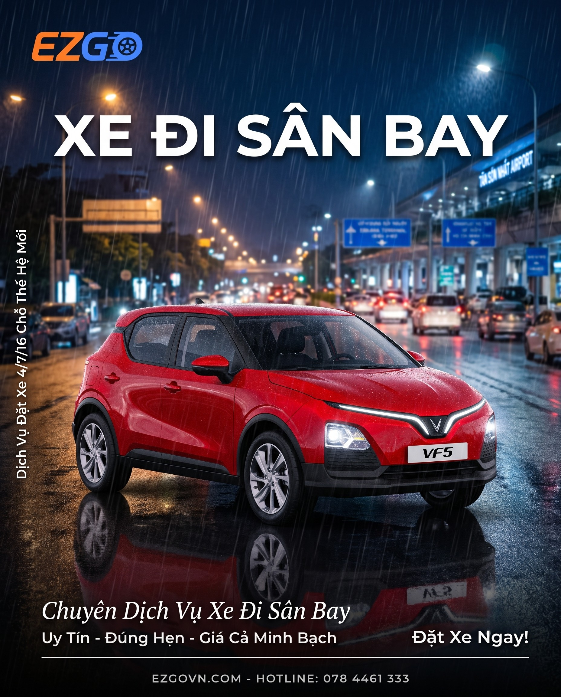 Xe đưa đón sân bay Tân Sơn Nhất